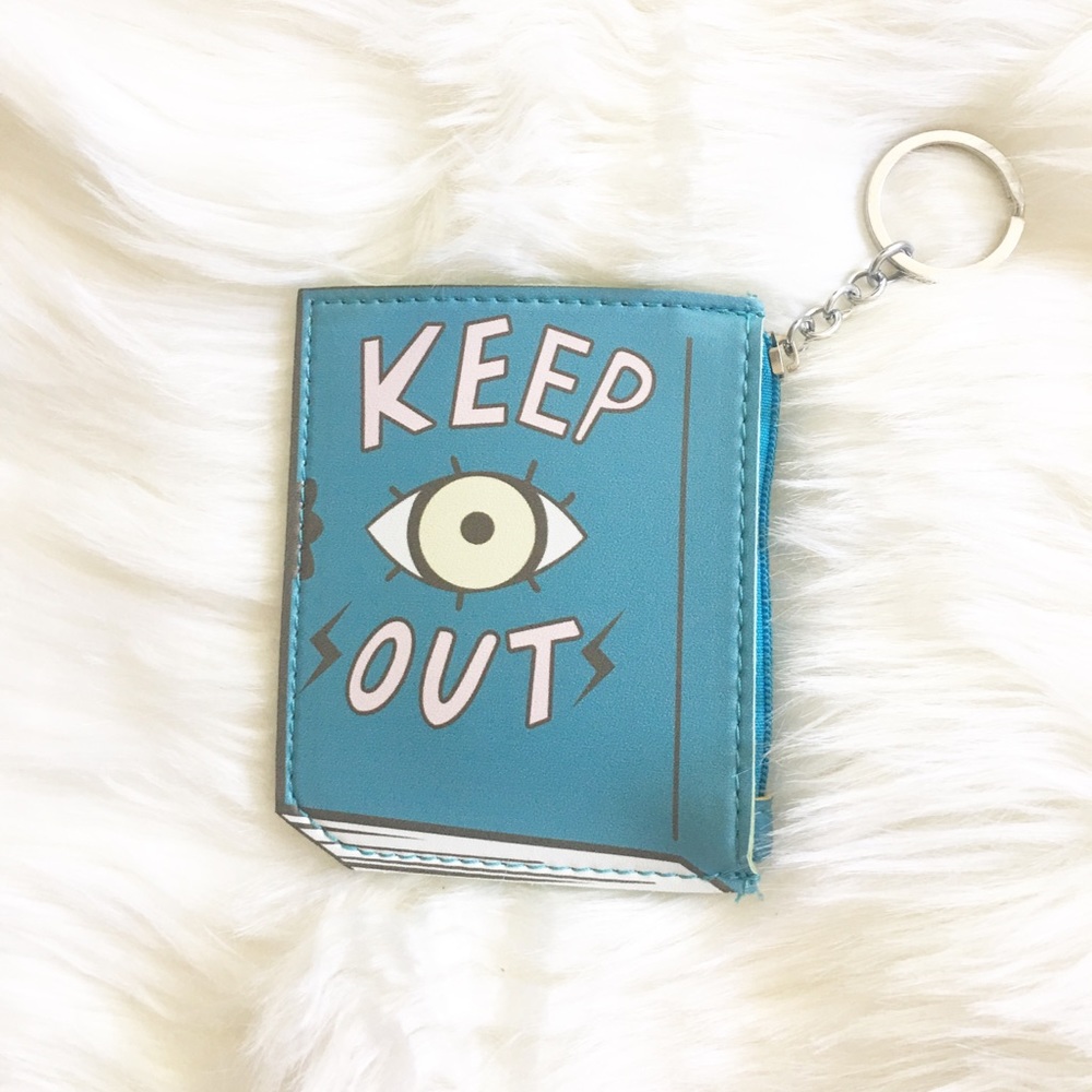 “Keep Out” Diary Keychain / Coin Purse